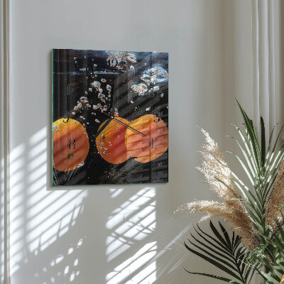 Reloj de vidrio Naranjas