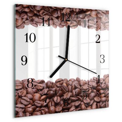 Reloj de vidrio Granos de café
