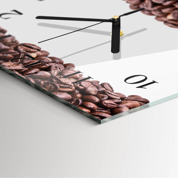 Reloj de vidrio Granos de café