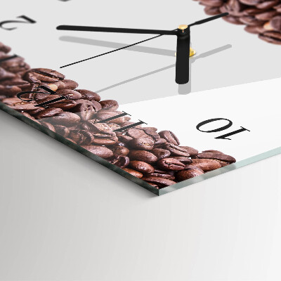 Reloj de vidrio Granos de café