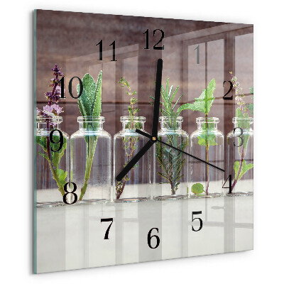 Reloj de vidrio Hierbas