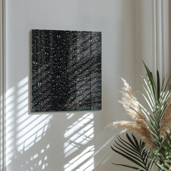 Reloj de vidrio Gotas de agua