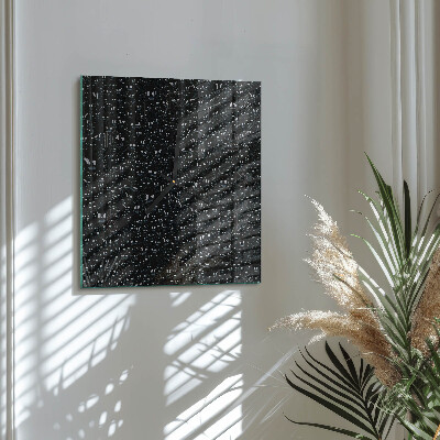 Reloj de vidrio Gotas de agua