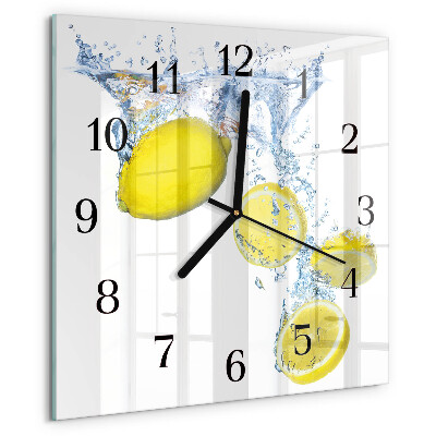 Reloj de vidrio Limones