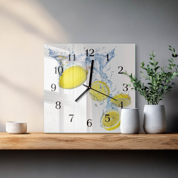 Reloj de vidrio Limones