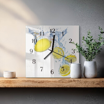 Reloj de vidrio Limones