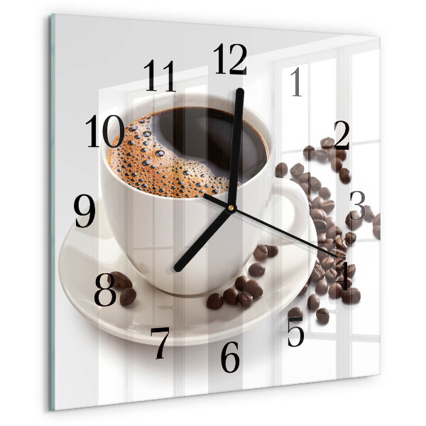 Reloj de vidrio Taza de café