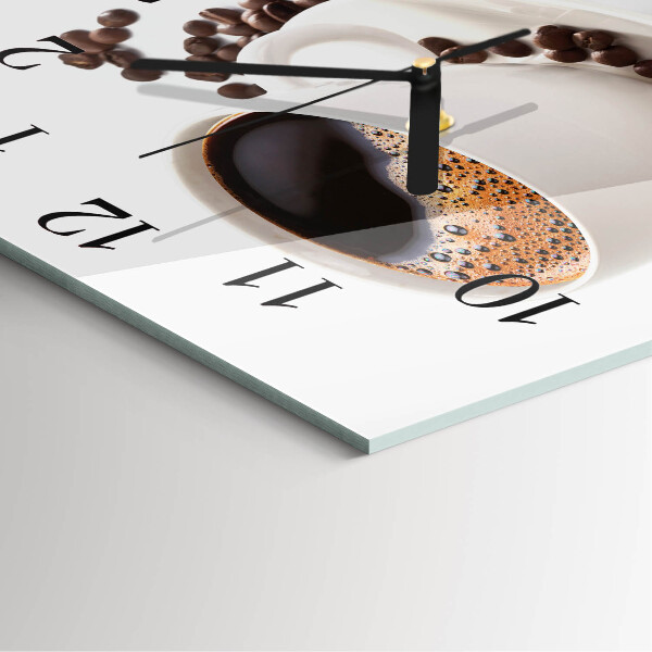Reloj de vidrio Taza de café