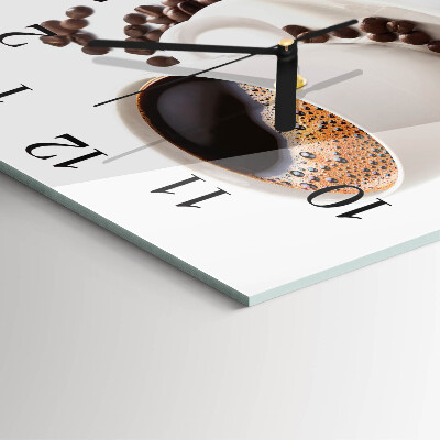 Reloj de vidrio Taza de café