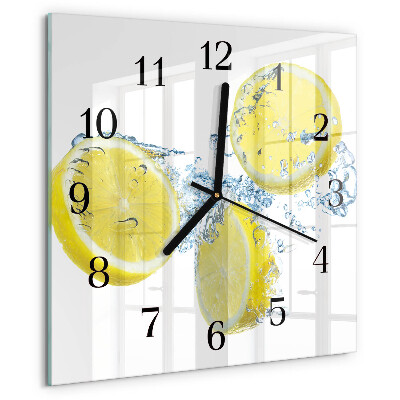Reloj de vidrio Limones