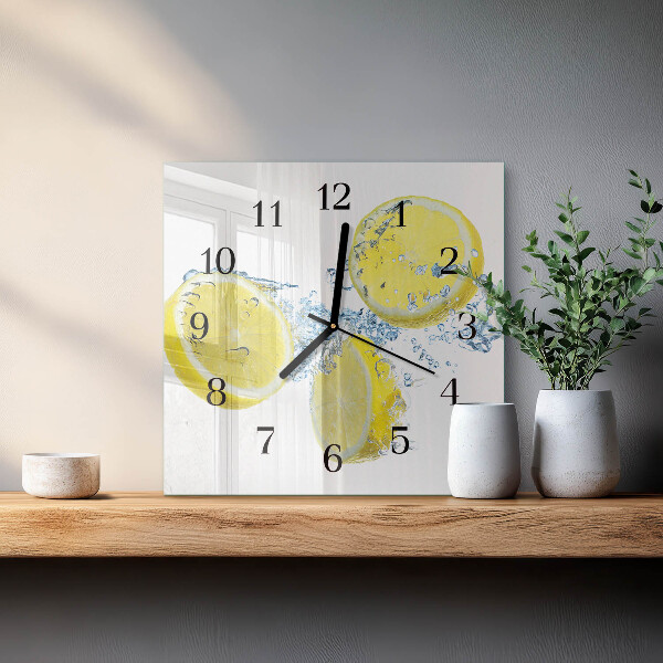 Reloj de vidrio Limones