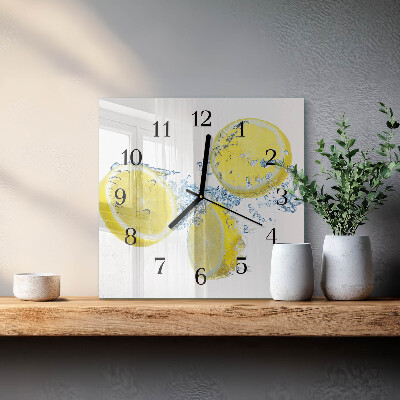 Reloj de vidrio Limones