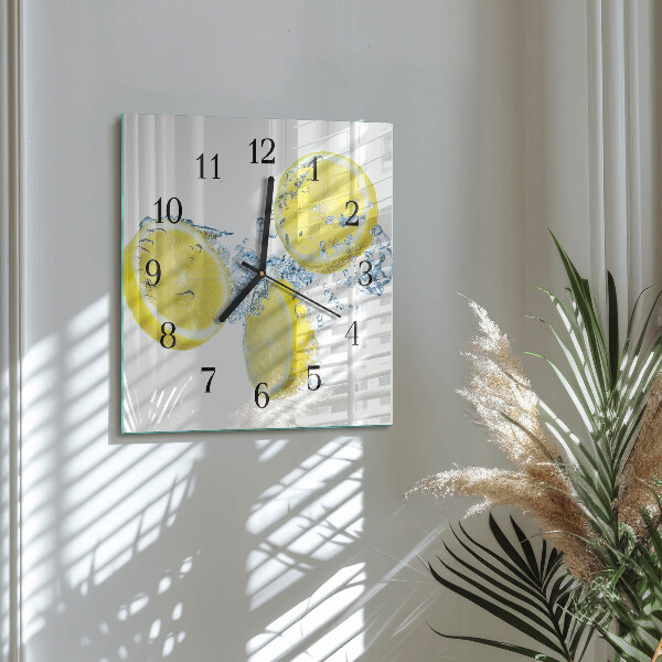 Reloj de vidrio Limones