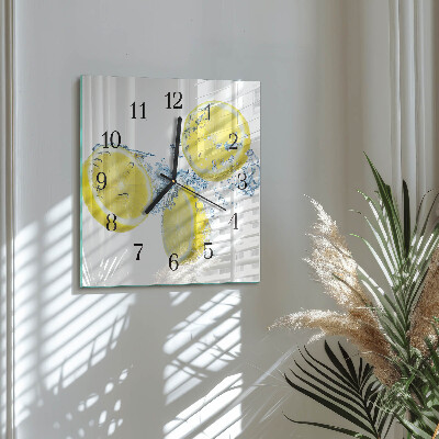 Reloj de vidrio Limones