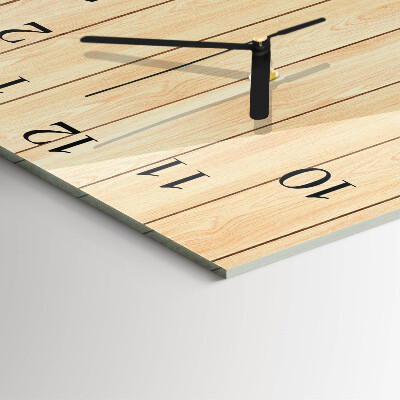 Reloj de vidrio Madera