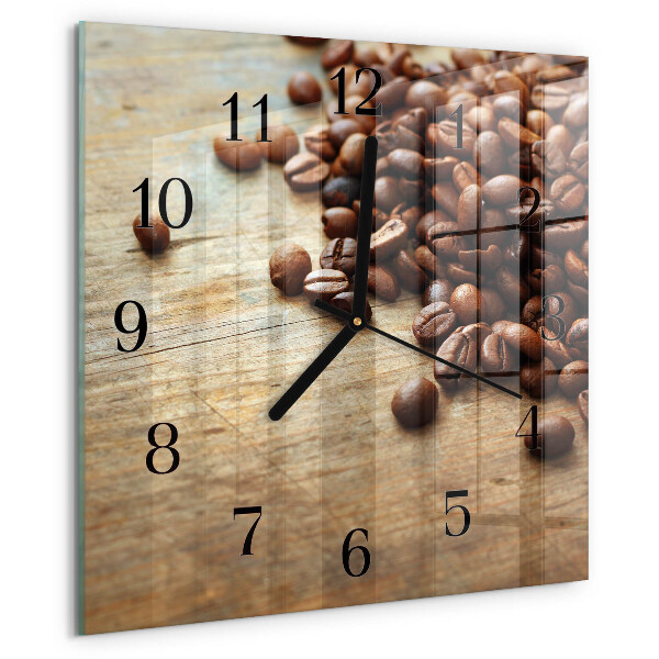 Reloj de vidrio Granos de café