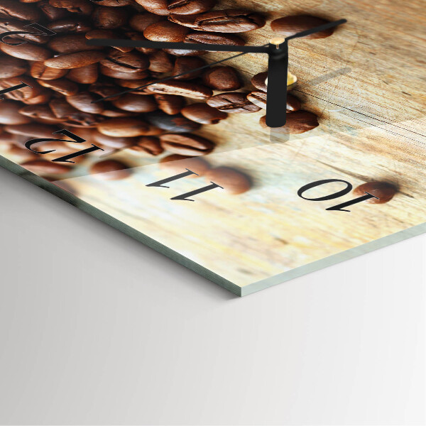 Reloj de vidrio Granos de café