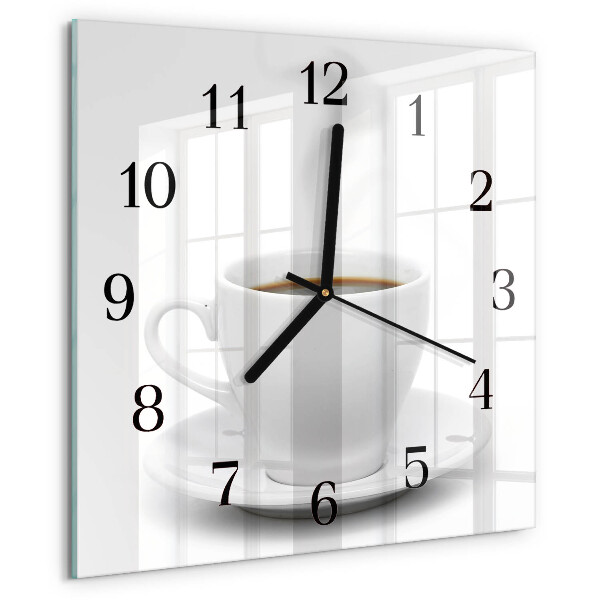 Reloj de vidrio Taza de café