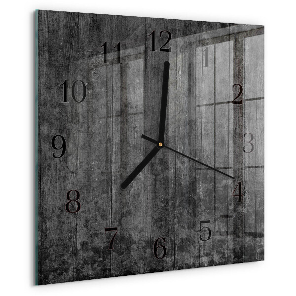 Reloj de vidrio Madera