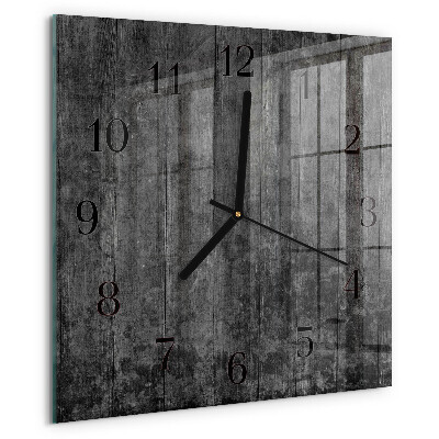 Reloj de vidrio Madera