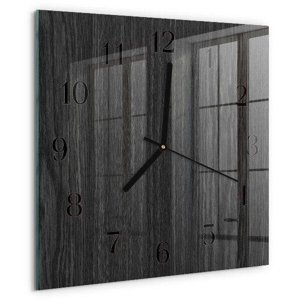 Reloj de vidrio Madera