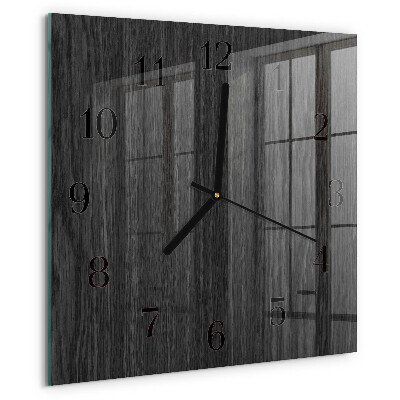 Reloj de vidrio Madera