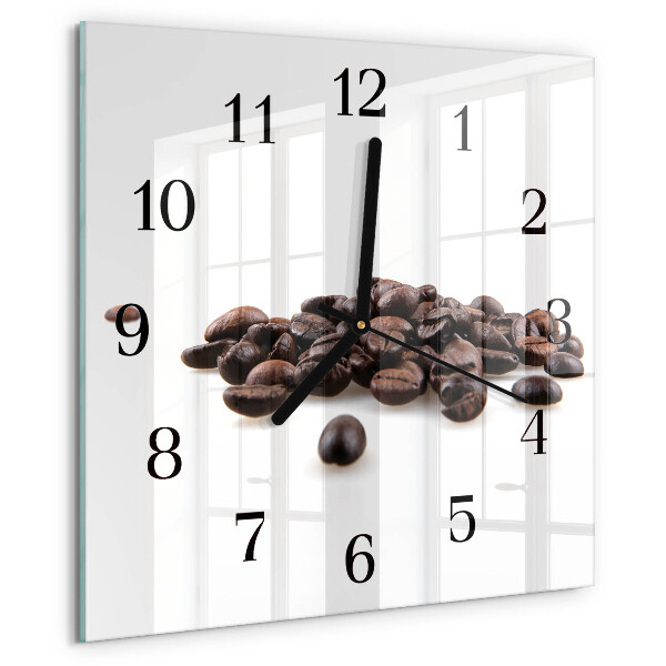 Reloj de vidrio Granos de café