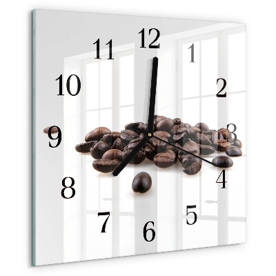 Reloj de vidrio Granos de café