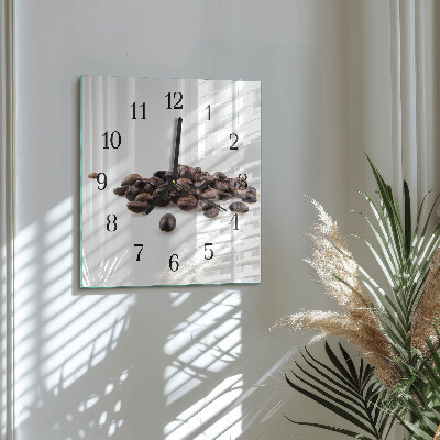 Reloj de vidrio Granos de café