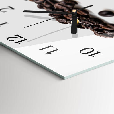 Reloj de vidrio Granos de café