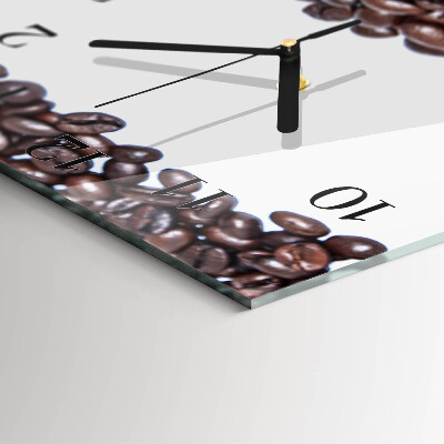 Reloj de vidrio Granos de café
