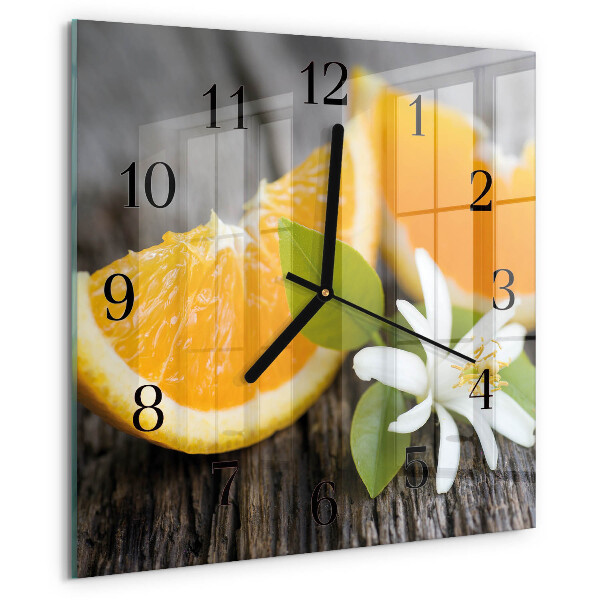 Reloj de vidrio Cítrico