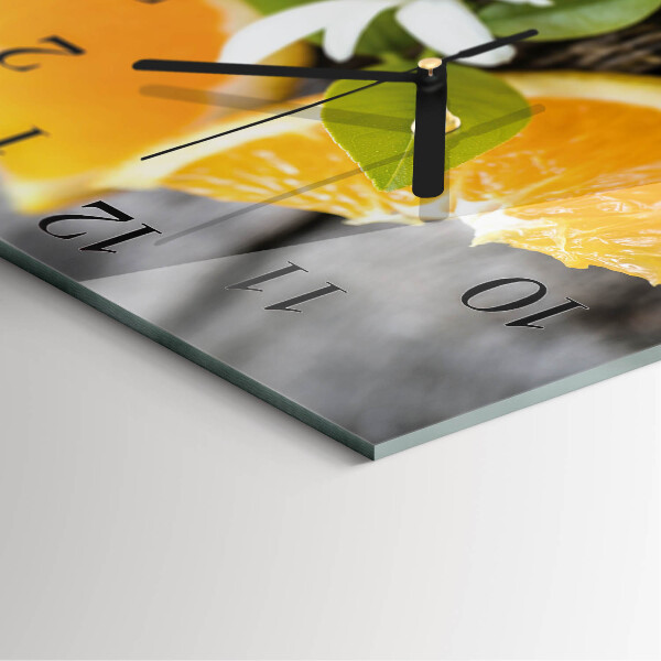 Reloj de vidrio Cítrico