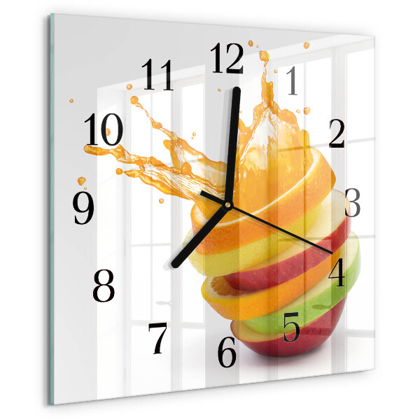 Reloj de vidrio Fruta