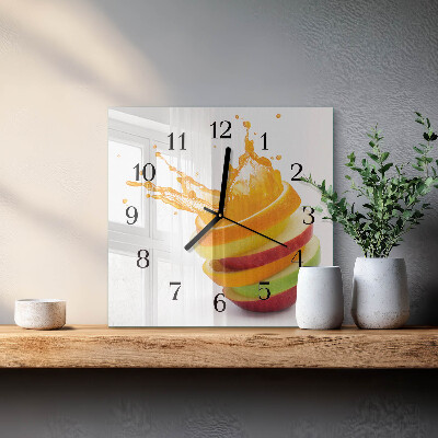 Reloj de vidrio Fruta