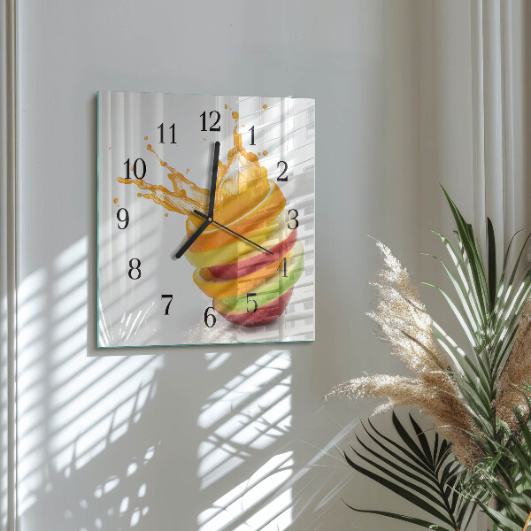 Reloj de vidrio Fruta