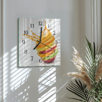 Reloj de vidrio Fruta