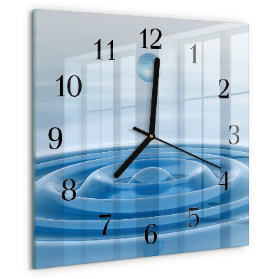Reloj de vidrio Agua