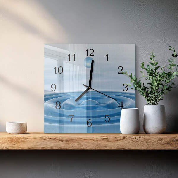 Reloj de vidrio Agua