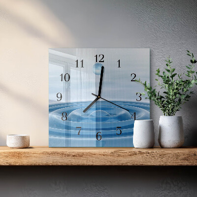 Reloj de vidrio Agua