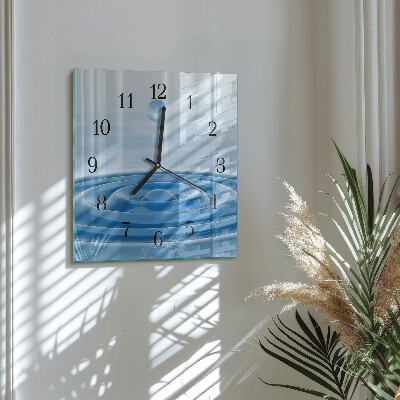 Reloj de vidrio Agua