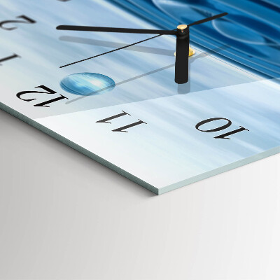 Reloj de vidrio Agua