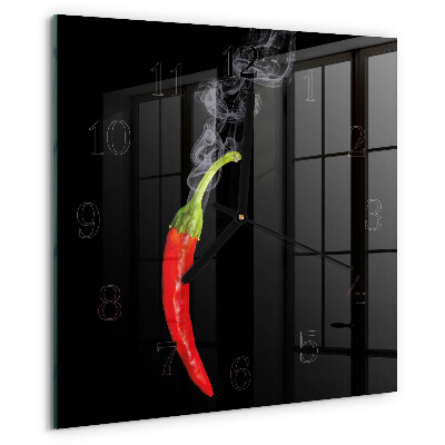 Reloj de vidrio Ají picante