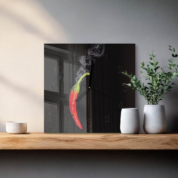 Reloj de vidrio Ají picante