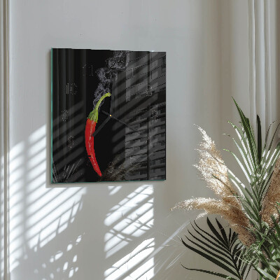 Reloj de vidrio Ají picante