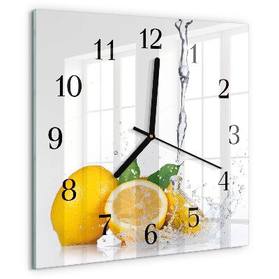 Reloj de vidrio Limones