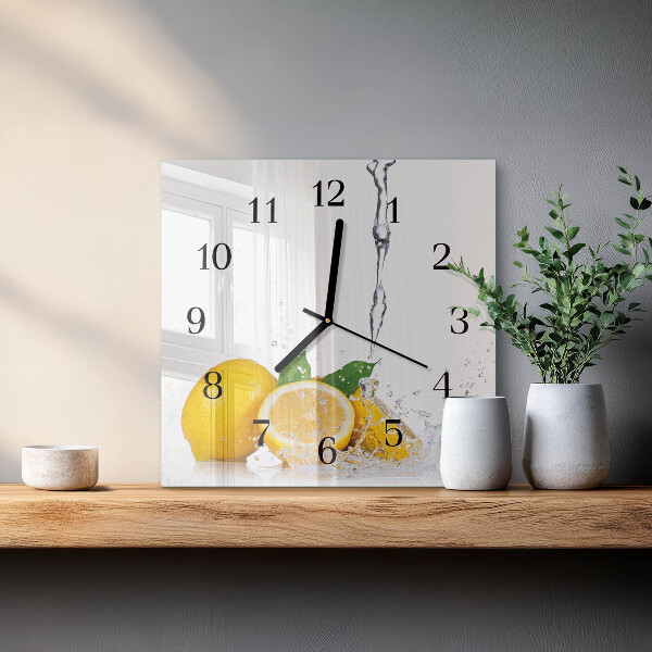 Reloj de vidrio Limones