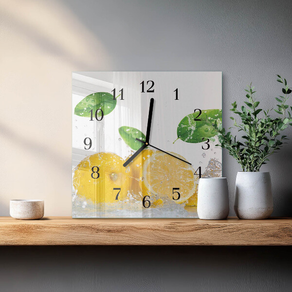 Reloj de vidrio Cítrico