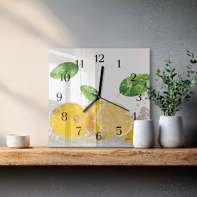 Reloj de vidrio Cítrico