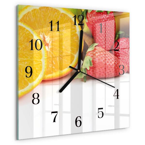 Reloj de vidrio Fruta